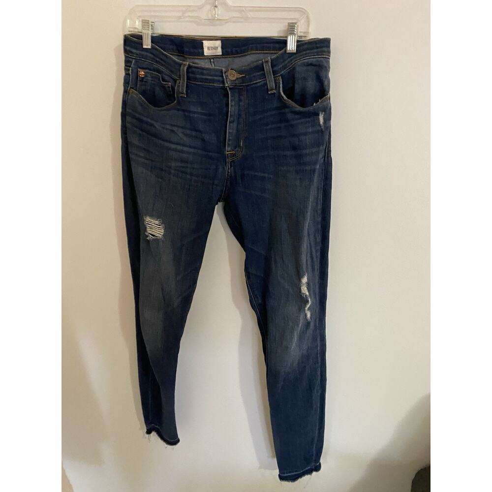 Hudson Jeans High Rise Straight Distressed 31x29